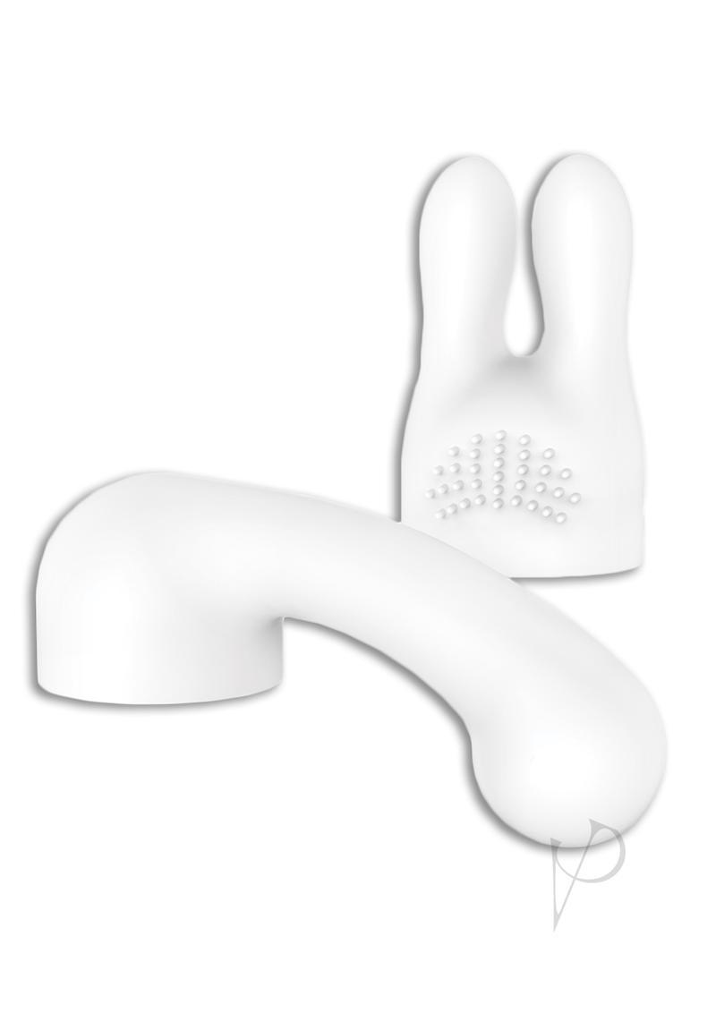 Bodywand Curve Silicone G-spot And Clitoral Attachment Set - White